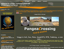 Tablet Screenshot of pangeacrossing.com